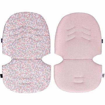 Perna pentru carucior N3 Bumbac Waffle Womar Zaffiro Pink Stones