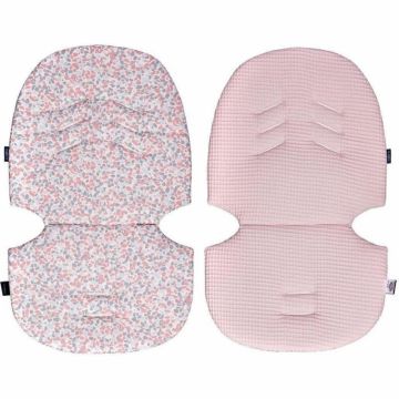 Perna pentru carucior N3 Bumbac Waffle Womar Zaffiro Pink Stones