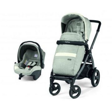 Carucior 2 in 1 Peg Perego, Book 51 S Titania, Luxe Pure (sasiu + hamac + scaun auto), 0 - 22 kg