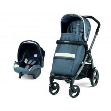 Carucior 2 in 1 Peg Perego, Book 51 Titania, Luxe Mirage (sasiu + hamac + scaun auto), 0 - 22 kg