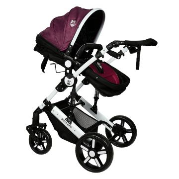 Carucior 2 in 1 reversibil 0-36 luni X2 Purple