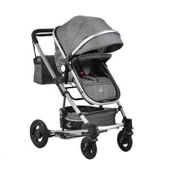 Carucior 2 in 1 transformabil Moni Gigi Dark Grey