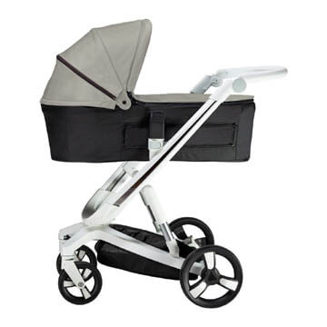 Carucior Bebumi Space Eco 3 in 1 Gray cadru alb