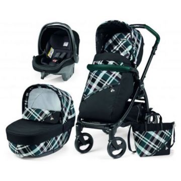 Carucior 3 in 1 Book Plus Modular, Peg Perego, Tartan