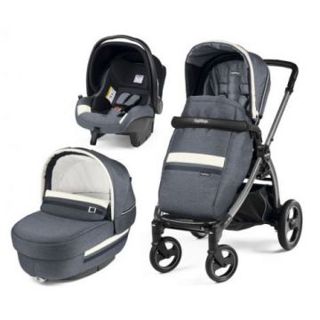 Carucior 3 In 1, Peg Perego, Book Plus S, Titania, Luxe Mirage