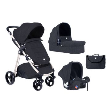 Carucior modular 3 in 1 Ugo Black Melange