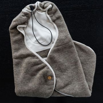 Husa scaun auto Iobio-wool fleece Light Grey