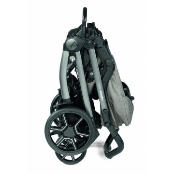 Carucior 3 in 1 Peg Perego Book Lounge 0 - 22 kg City Grey Gri  Alb i-Size