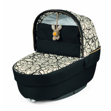Carucior 3 in 1 Peg Perego Book Lounge 0 - 22 kg Graphic Gold Negru  Bej i-Size