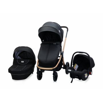 Carucior 3 in 1 Ramona Luxe Black