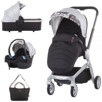 Carucior Chipolino Emotion 3 in 1 silver