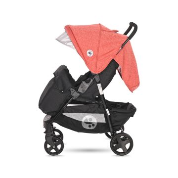 Carucior sport Martina cu husa de picioare Black Ginger Orange