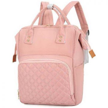 Rucsac multifunctional mamici Diamond Bambinice Roz