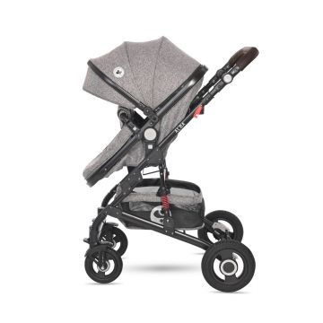 Carucior 3 in 1 Alba Steel Grey