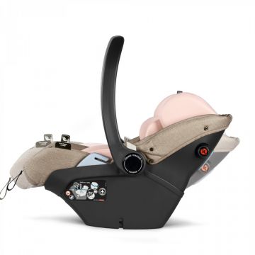 Carucior 3 in 1 Peg Perego Veloce Lounge 0 - 22 kg Mon Amour bej  roz i-Size