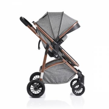 Carucior 3in1 transformabil Cangaroo Milan Grey