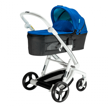 Carucior Bebumi Space 2 in 1 Blue cadru silver Carucior Bebumi Space 2 in 1 Blue cadru silver
