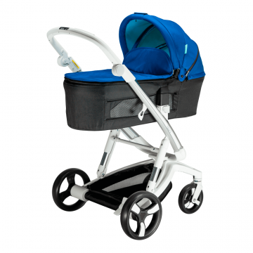 Carucior Bebumi Space 2 in 1 Blue cadru silver