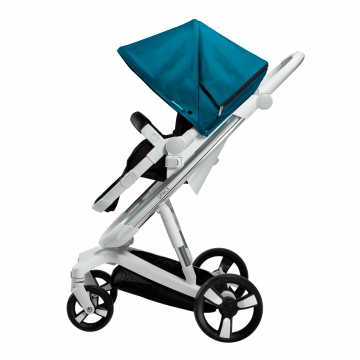 Carucior Bebumi Space 2 in 1 Green cadru silver