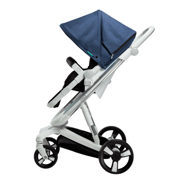 Carucior Bebumi Space 2 in 1 Navy cadru silver