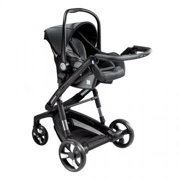 Carucior Bebumi Space 3 in 1 Blue cadru negru