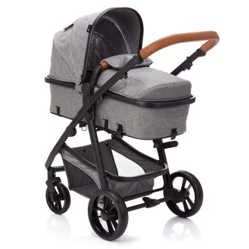 Carucior Panther transformabil 3 in 1 light grey melange Fillikid