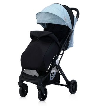 Carucior sport cu acoperitoare Lorelli Fiorano 2021 Black Silver Blue