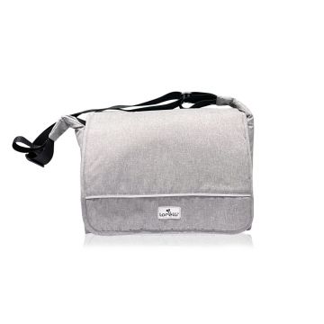 Geanta carucior compartimentata Alba Classic Grey
