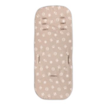 Saltea carucior Cosy Travel Memory spuma cu memorie Abstract Leaves Grey  Beige