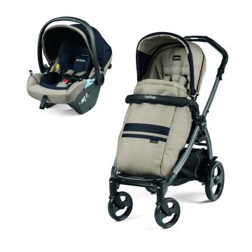 Carucior 2 in 1 Peg Perego, Book 51 Titania, Lounge, Luxe Ecru