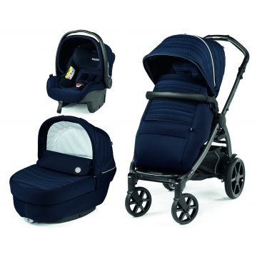 Carucior 3 in 1 Peg Perego Book, Primoviaggio SL, 0 - 22 kg, Eclipse, Bleumarin