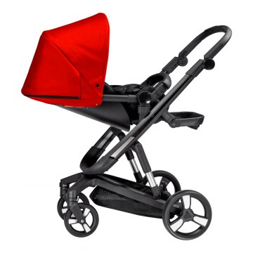 Carucior Bebumi Space Eco 2 in 1 Red cadru negru