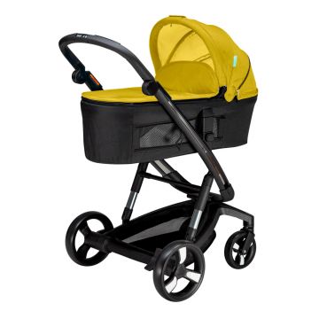 Carucior Bebumi Space Eco 2 in 1 Yellow cadru negru