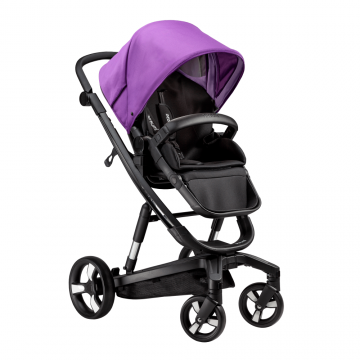 Carucior Bebumi Space Eco 3 in 1 Purple cadru negru