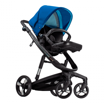 Carucior Bebumi Space Eco Blue cadru negru