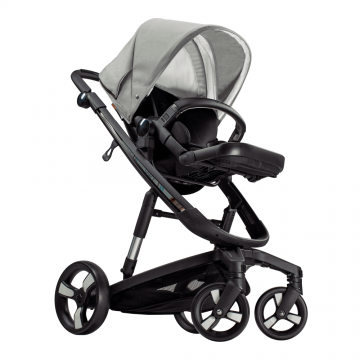 Carucior Bebumi Space Gray cadru negru