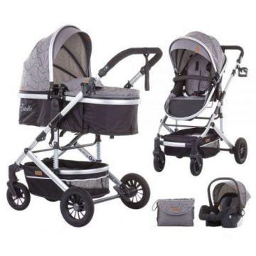 Carucior Chipolino Estelle 3 in 1 platinum