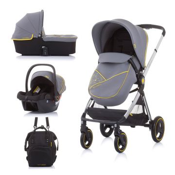 Carucior combinat 3 in 1 Chipolino Elite Platinum