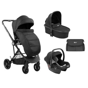 Carucior combinat 3 in 1 Kikka Boo Cherie Negru