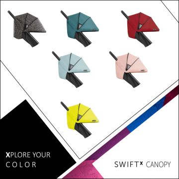 Copertina pentru caruciorul Hauck Swift X neon yellow cu UPF 50+