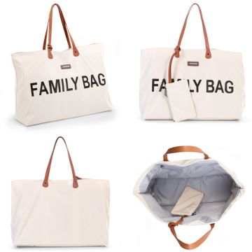 Geanta Childhome Family Bag alb