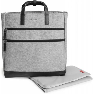 Geanta de scutece Trio Multifunctionala Heather Grey Skip Hop